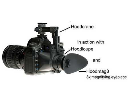 Hoodman HoodMAG 3.0 Viewfinder with Crane